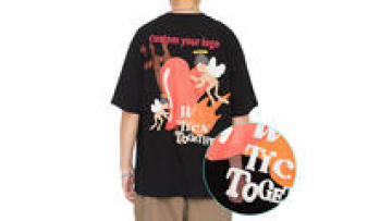 Heavyweight Thick 100% Cotton Summer Short Sleeve Tee Custom Printing 3D Custom Puff Printed Shirts T Shirt Puff Print Tshirt1