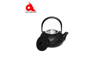 Tibetan Buddhist Turkish Rabbit New Two Handles Portable Logo Kettle Person Cast Iron Teapot1