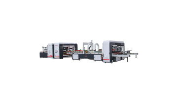 Corrugated Cardboard folding gluing  and stitching
