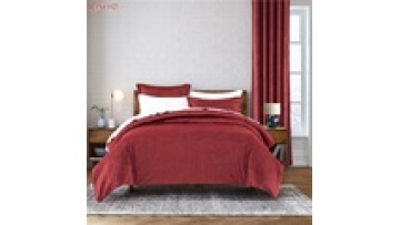 Customized accept OKOTEX certificate plain quilt all size supper soft velvet bedspread1