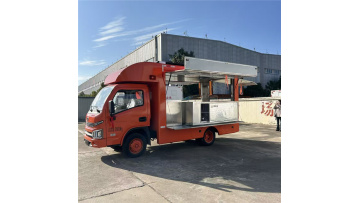 3.4-meter mobile iron plate snack truck display