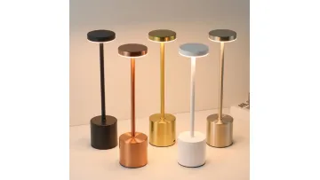 Rechargeable Battery-Powered LED Table Lamp - 3 Color Dimmable Light1