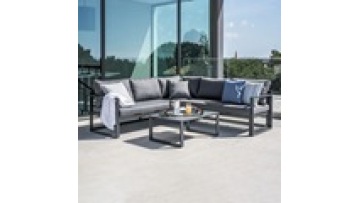 low price modern style furniture High density sponge Metal  Aluminum alloy  Waterproof Patio Hotel  Garden  Outdoor sofa1
