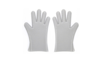 Leadone Custom Heat Resistant Silicone baking oven non-slip Oven Mitts backing tools1