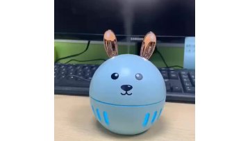 Lovely style pet cat Aroma Diffuser 130ml Wood Grain cool mist humidifier with diffuser for Children baby Christmas gift1