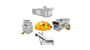 Lemon cleaning and juicing machine