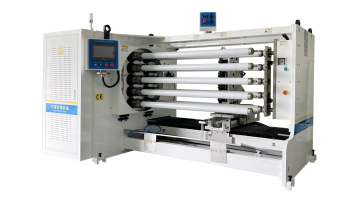 10 shafts adhesive tape cutting machine