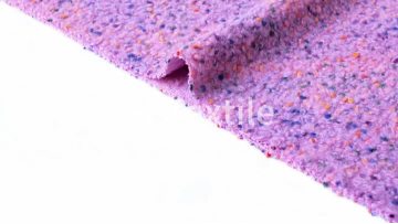 High Quality Brand Fashion Design Wool Polyester Colorful Tweed Fabric for Women Coat