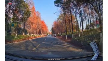 Dashcam recording video