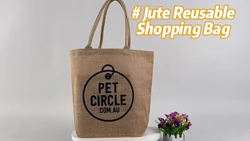 Burlap Jute Tote Bags