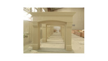 Corner Electric Fireplace Factory Direct: Marble Wood Fireplaces with Indoor Stone Insert - 3 Years Warranty (No Remote Control)1