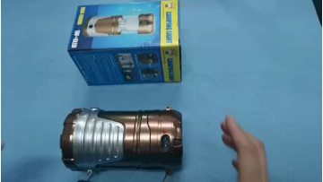 High Quality Outdoor Plastic Emergency Torch Light USB Rechargeable LED Camping Lantern Lights Solar Powered1