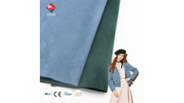 Trendy Design Custom French Brush Back Polyester Spandex Blend Dyeing Suede Fleece Fabric for Jacket1