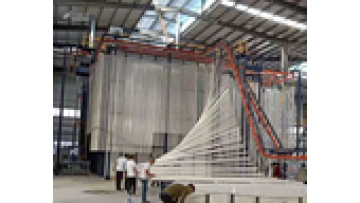 Powder coating oven electric Aluminium Profile Automatic Vertical Powder Coating Production Line1