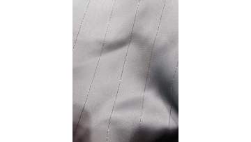 Polyester satin with metalic 