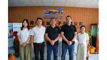 New Zealand client visits us in person.