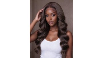 24 Inch 13x4 HD Lace Frontal Deep Wave 150% Density 6 Human Hair Glueless Wig