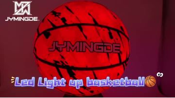 Orange light up basketball size 7