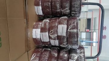 silicone rubber braid wire 0.5mm² BROWN 