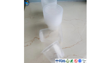 Customize Glossy Transluscent PP Cup Food Containe