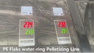 waste PE scrap pelletizing machinery