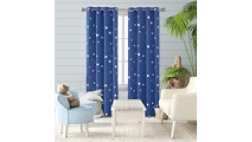 100% polyester blackout grommets bedroom window fabric curtains for the living room1