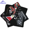 WildSurfer Skull Hiking Scarves Outdoor Cotton Bandana Running Neck Scarf Cycling Balaclava Headwear Headband Fishing Mask FJ05