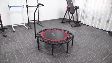 Home Gym Equipment Floding Kids Adult mini fitness Jumping bed indoor trampoline with handle Customized Bodybuilding1