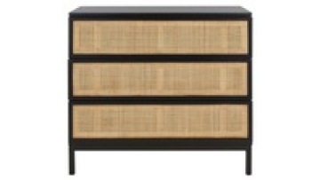 Factory wholesale door side  natural modern designs  storage  solid wood rattan  kitchen living room  cabinet1