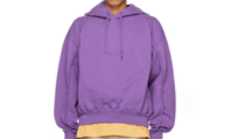 Blank Hoodies High Quality Custom Oversized Blank Purple French Terry Hoodie1