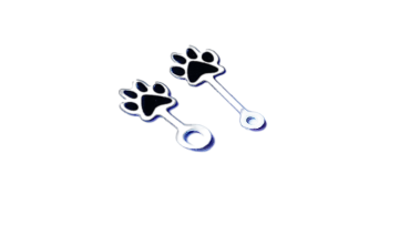 puppy footprint watch needle 