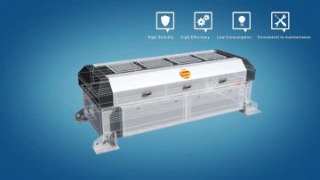 The Chain and Elastic Diaphragm Coupling Mechanism Features of S&S Electronic Jacquard Machine For Power Loom 5376 Hooks Video 4