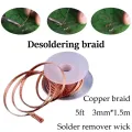 Copper Desoldering Wire for Removing Tin Solder Suction of Solder Desoldering Braid Solder Remover Rosin Code