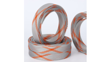 Braided Sleeve Orange & Gray