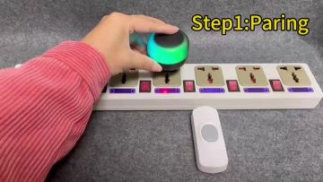 X-213,Plug in wirless doorbell with LED light