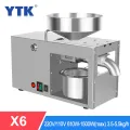 YTK Stainless Steel Household Oil Press Automatic Vacuum Filtration Peanut Oil Press Linseed Olive Cold Press 220V/110V