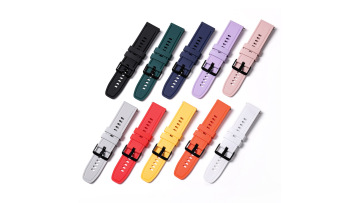 Silicone watch strap