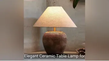 Elegant Ceramic Table Lamp for Bedroom and Hotel Decor1