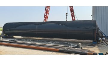 Polyethylene anti-corrosion tape winding video