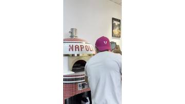 Commercial Pizza Oven In Action