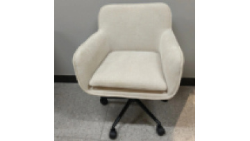ST-8888 Custom Luxury White Leather Office Chair with Adjustable Height and Swivel Back1