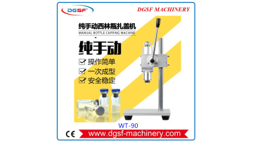 Tabletop Manual Xilin Bottle Mouth Rolling Machine