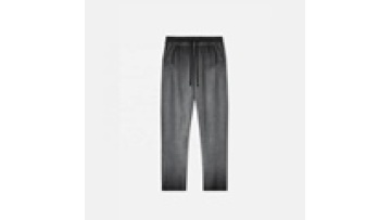 Custom Sweatpants and Hoodie Set French Terry Cotton Straight Leg Men's Vintage Acid Wash Sweatpants1