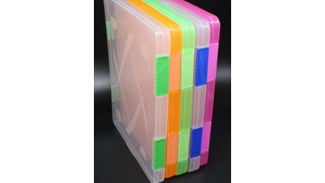 Wholesale PP Clear Portable A4 Office Project Filing Storage Stationary A4 Box File1