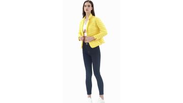 Yellow Down Cotton Jacket