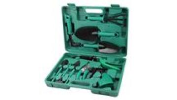 2024 New Design 10 in 1 Garden Hand Aluminum Tools Kit Set With Water Can Storage Box1