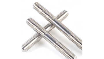 Threaded Rods Black SS304 316 Double End Stud Stainless Steel A2-70 A4-70 M12 M16 M32 Partial Thread Stud1