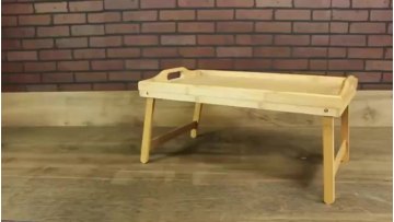 Customization Bamboo Laptop Desk Serving Bed Tray Bamboo Breakfast Table1