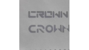 Reflective film heat transfer label