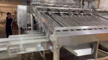 grading machine installation finished